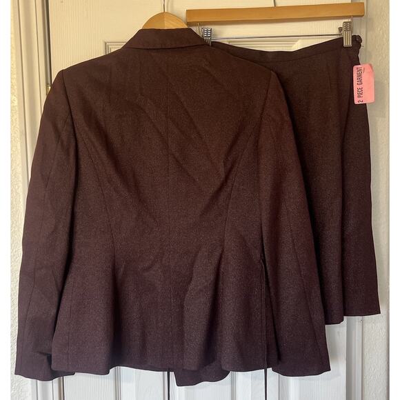 NWT Ladies Sz 6 Italy Gianfranco Ferre Vintage Designer Jacket & Skirt Suit Set - Picture 8 of 12